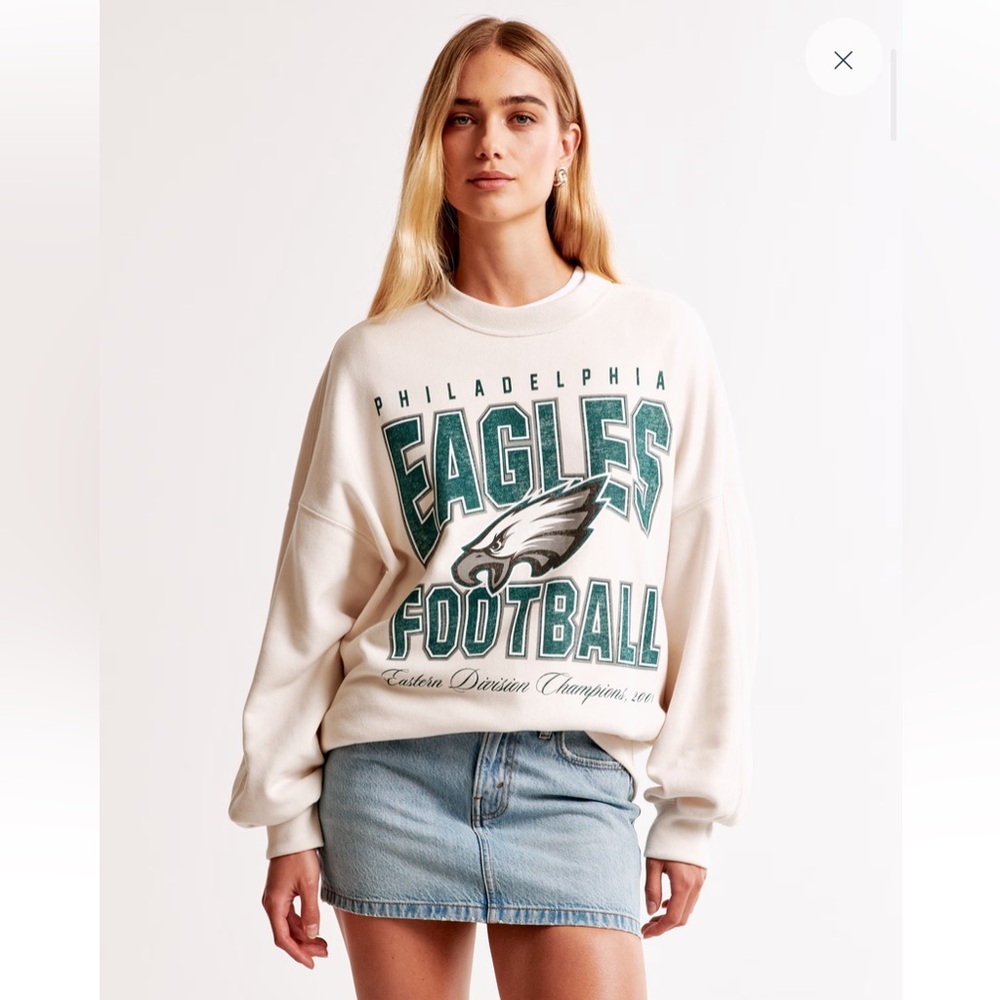 Abercrombie NFL Philadelphia Eagles Football Sweatshirt XS
